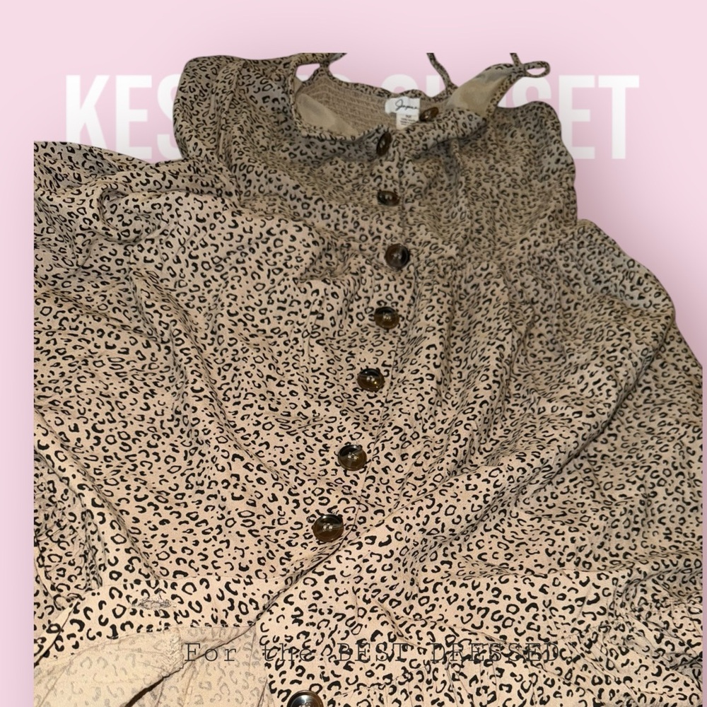 JAPNA Animal Print Sundress with pockets - Picture 5 of 5